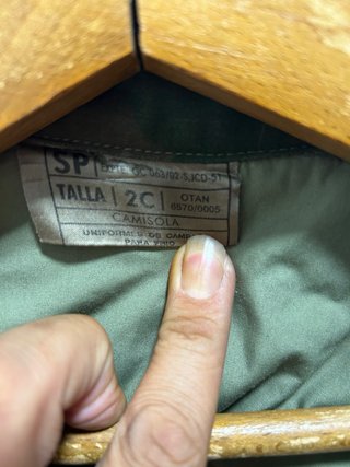 Camisola Chaqueta Militar Verde y Marrón