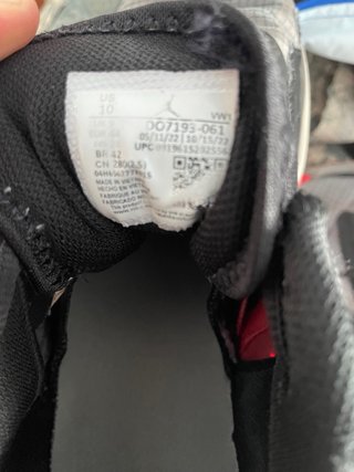 Zapatillas Deportivas Talla 44 Negro Rojo Gris