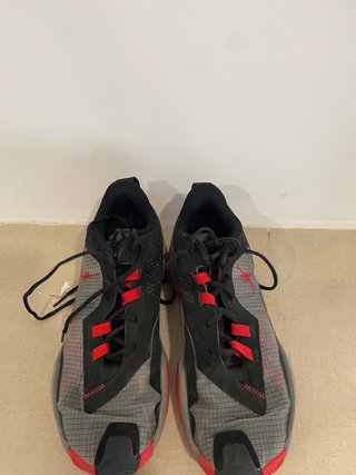 Zapatillas Deportivas Talla 44 Negro Rojo Gris