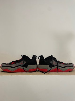 Zapatillas Deportivas Talla 44 Negro Rojo Gris