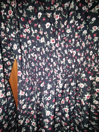 Vestido largo estampado floral