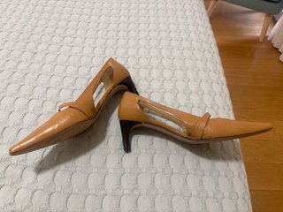 Zapatos tacón piel VERONA BEIG