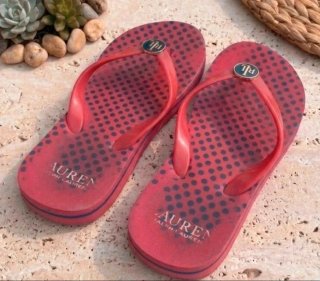 Chanclas Ralph Lauren lunares