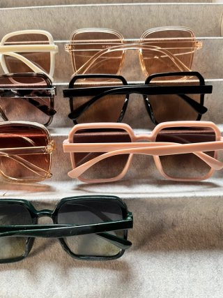 Lotto 7 Paia Occhiali da Sole Oversize