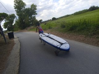 Remolque Kayak/Paddle Surf Bici