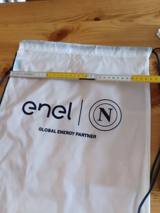 Sacca Enel Nylon Blu e Bianco