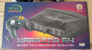 Consola Warrior 64 Negro + Mando Extra (US/JP)