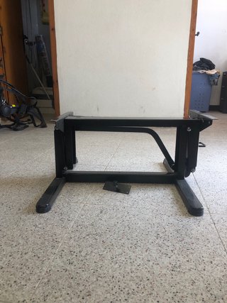 Pie de mesa abatible y plegable CARBEST.