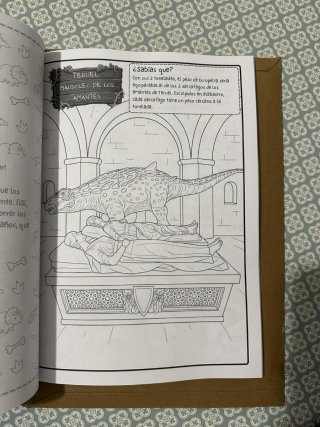 Dinosaurios de España: Libro para colorear