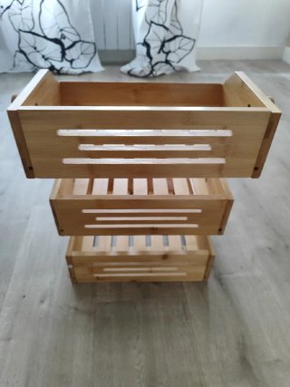Frutero organizador alturas bambú · Amazon (nuevo)