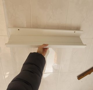 Estante cuadros IKEA Mosslanda blanco