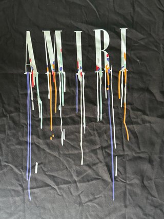 Camiseta Amiri Negra Talla M