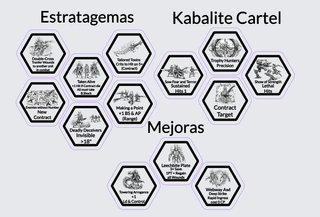 Tokens Drukhari Warhammer 40000 11a Edición