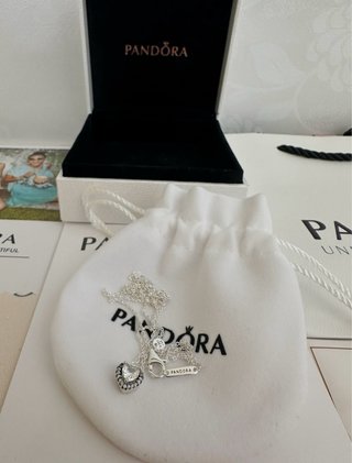 Collar de plata 925 con corazon blanco