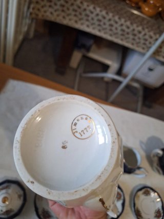 Servizio da tè porcellana Jlmenau metà '900