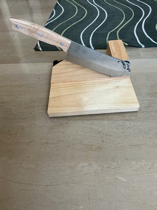 Tagliere Toque Chef con coltello nuovo