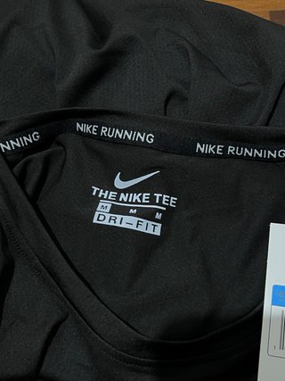 Maglietta running Nike nera