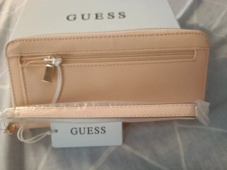 Monedero Guess Mujer Rosa y Dorado