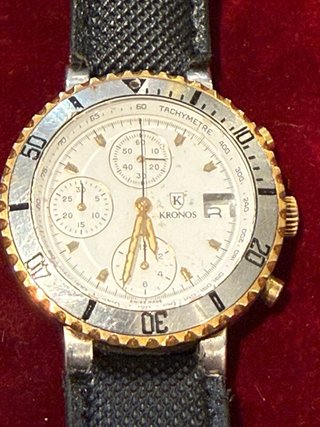 Reloj Cronógrafo Kronos Vintage