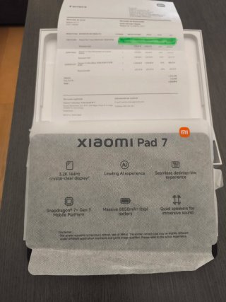 Tablet Xiaomi Pad 7 Grigio