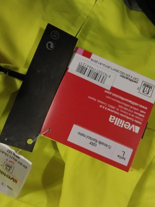 Mono de trabajo bicolor alta visibilidad Talla L