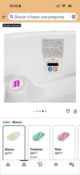 Bañera para bebé