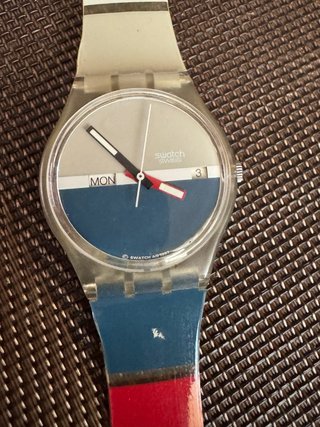 Orologio Swatch Ringelsocke bicolore