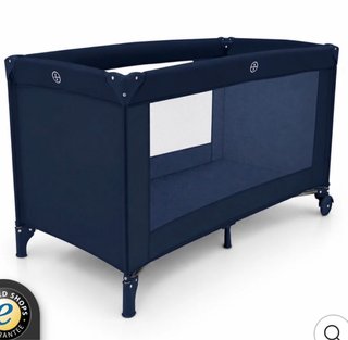 Cuna de viaje azul sin usar