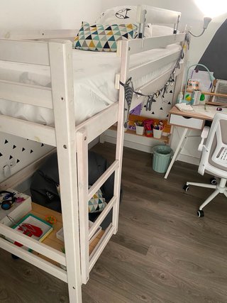 Cama infantil/preadolescentes 90x194