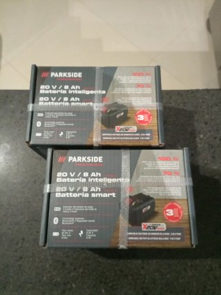 2X Parkside 20V/8Ah Batteria Smart