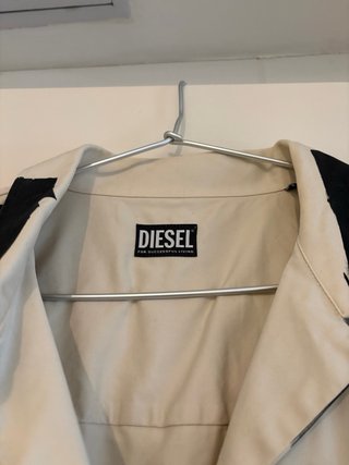 Camisa DIESEL XXL Beige/Negro