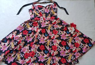 Vestido Rockabilly Pin Up's con vuelo