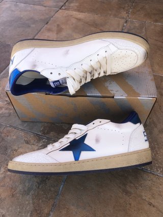 Golden Goose GGDB Zapatillas Blancas y Azules