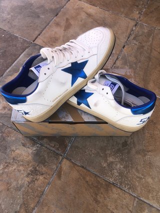 Golden Goose GGDB Zapatillas Blancas y Azules