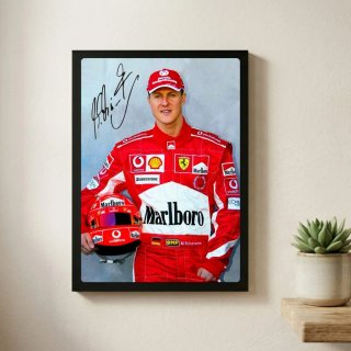 Quadro Michael Schumacher Ferrari
