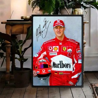 Quadro Michael Schumacher Ferrari