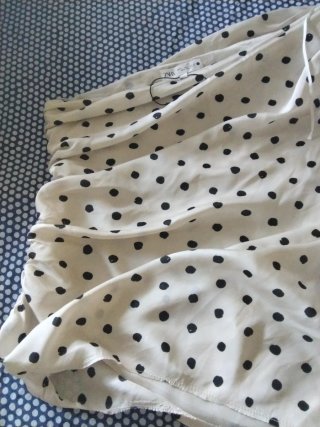 Blusa lunares Zara Talla L