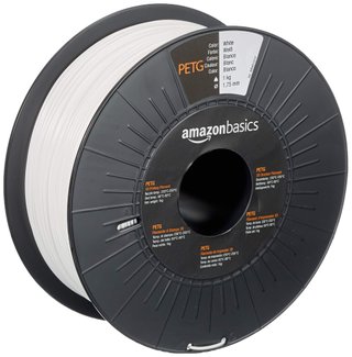 Filamento 3D Amazon Basics PETG bianco 1,75 mm 1 kg
