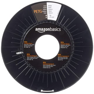 Filamento 3D Amazon Basics PETG bianco 1,75 mm 1 kg