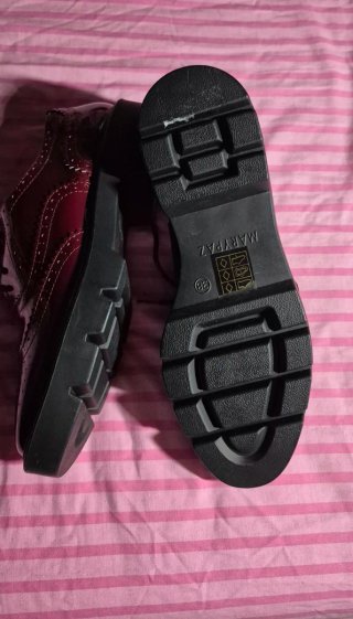 Zapatos Oxford Marypaz Burdeos Charol