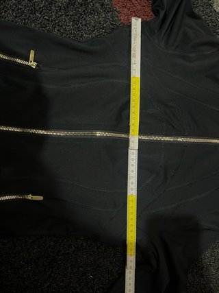 Giacca Lululemon Nera Gold Zip Donna