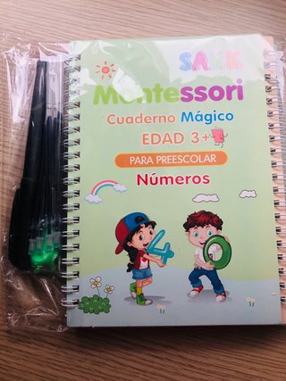 Cuaderno Nuevo para 3 años ( 4 Libros) Montessori