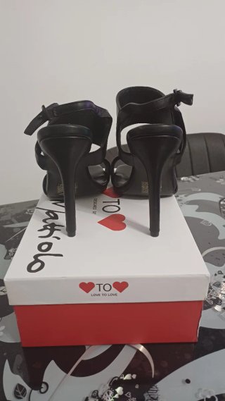 Sandali TO LOVE n.38 pelle tacco 12