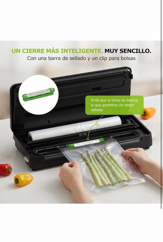 Envasadora Vacío Bonsenkitchen 125W VS3019 4 Modos