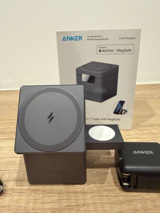 Cargador Anker 3-en-1 Cube MagSafe