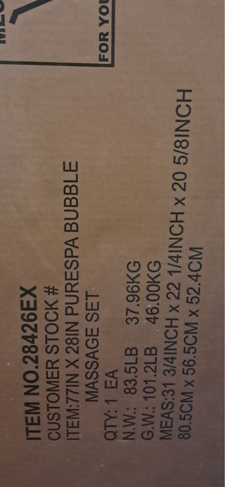 Jacuzzi Hinchable Intex PureSpa Bubble Massage