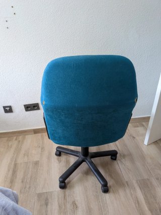 Silla de escritorio azul/verde