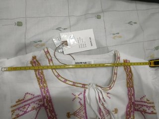 Blusa Brownie bordada talla M