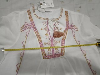 Blusa Brownie bordada talla M