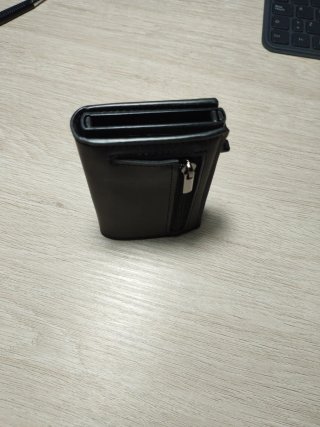 Cartera Tallerlorca Negra con Cremallera
